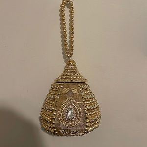Handmade custom Indian clutch
